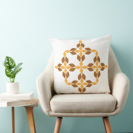 schöne braune Blume Kissen