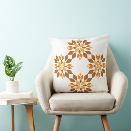 schöne braune Blume Kissen