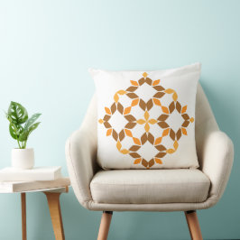 schöne braune Blume Kissen