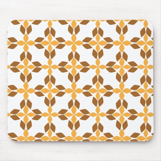 schöne braune Blume Mousepad (Vorne)