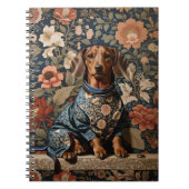 Schöne braune Dackel | Dackel Portrait Notizblock (Vorderseite)