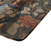 Schöne braune Dackel | Dackel Portrait Schneidebrett (Ecke)