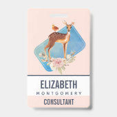 Schöne braune Dose mit weißen Flecken Ausweis (Rückseite)