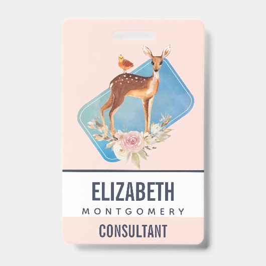 Schöne braune Dose mit weißen Flecken Ausweis (Vorderseite)