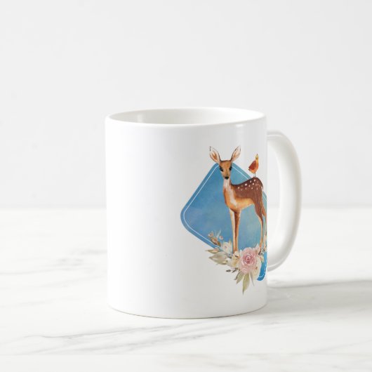 Schöne braune Dose mit weißen Flecken Kaffeetasse (VorderseiteRechts)