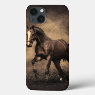 Schöne braune Pferd Wurfkissen Case-Mate iPhone Hülle