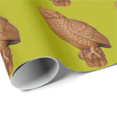 schöne Braunkauz Geschenkpapier (Rolleneckpunkt)