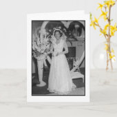 Schöne Braut Karte (Gelbe Blume)