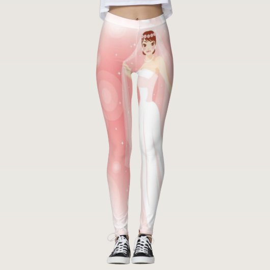 schöne Braut Leggings (Vorderseite)