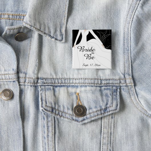 Schöne Braut zum zu sein Button (Beispiel)