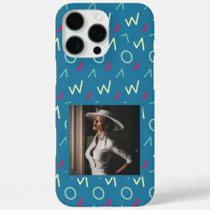 Schöne Brautdusche-Geschenke Memphis-Druck iPhone 16 Pro Max Hülle