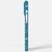 Schöne Brautdusche-Geschenke Memphis-Druck  Case-Mate iPhone Hülle (Rückseite / Links)