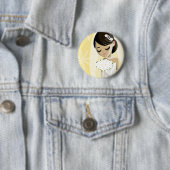 Schöne Bräute Button (Beispiel)