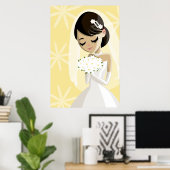 Schöne Brides Poster (Heimbüro)
