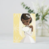Schöne Brides Postkarte (Stehend Vorderseite)