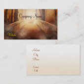 Schöne Bridge Business Card Visitenkarte (Vorne/Hinten)