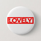 Schöne Briefmarke Button (Vorderseite)