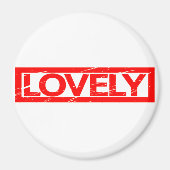 Schöne Briefmarke Magnet (Vorne)