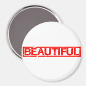 Schöne Briefmarke Magnet (Vorderseite/Rückseite)