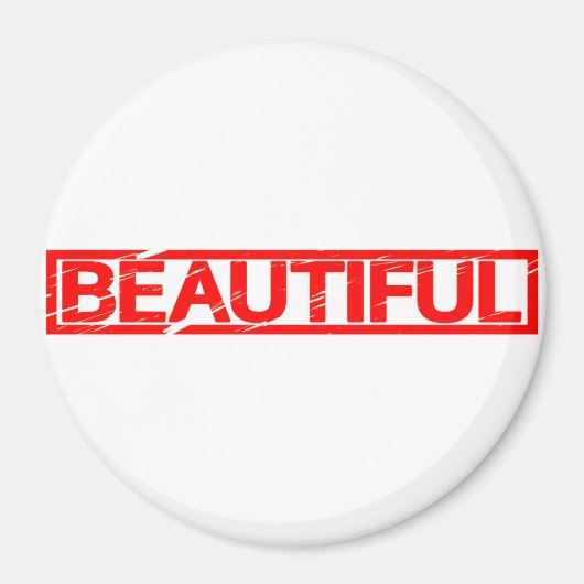 Schöne Briefmarke Magnet (Vorne)