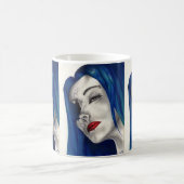 Schöne Broken Goth Fantasy Original Kunst Kaffeetasse (Mittel)