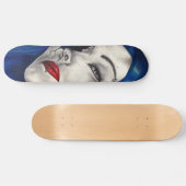 Schöne Broken Goth Girl Horror Fantasy Kunst, Dich Skateboard (Horizontal)