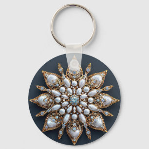 Schöne Brooch Schlüsselanhänger