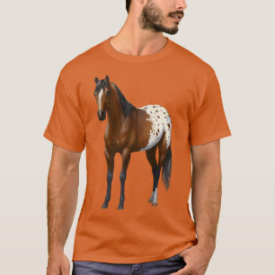 Schöne Brown Bay Appaloosa Pferd Lover Geschenk Pr T-Shirt