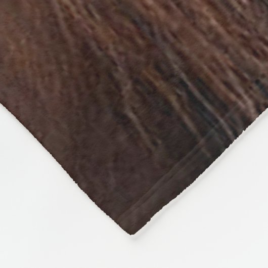 Schöne Brown-PferdeFleece-Decke Fleecedecke (Ecke)