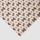 Schöne Brown-Satin-Effekt-Bögen Seidenpapier (Ausschnitt)