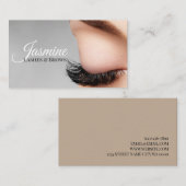 Schöne Brows Microblading & Lash Extensions Visitenkarte (Vorne/Hinten)