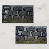 Schöne Bruchsteinwand Visitenkarte (Vorne/Hinten)