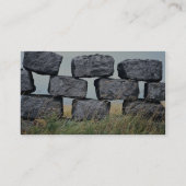 Schöne Bruchsteinwand Visitenkarte (Rückseite)