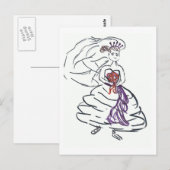 Schöne Brücke Postkarte (Vorne/Hinten)