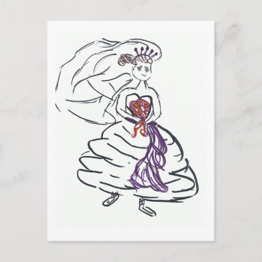 Schöne Brücke Postkarte (Vorderseite)