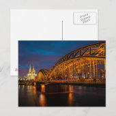 Schöne Brücke Postkarte (Vorne/Hinten)