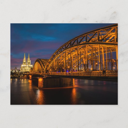 Schöne Brücke Postkarte (Vorderseite)