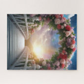 Schöne Brücke zum Himmel Puzzle (Horizontal)