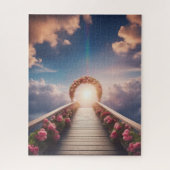 Schöne Brücke zum Himmel Puzzle (Vertikal)