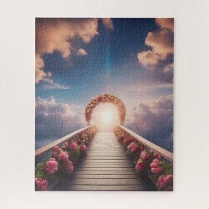 Schöne Brücke zum Himmel Puzzle
