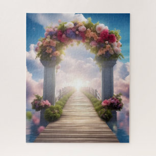 Schöne Brücke zum Himmel Puzzle