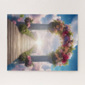 Schöne Brücke zum Himmel Puzzle (Horizontal)