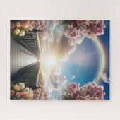 Schöne Brücke zum Himmel Puzzle (Horizontal)