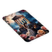 Schöne Brücken und Bräuche Stehend am Meer Magnet (Rechte Seite)