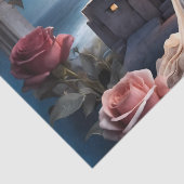 Schöne Brücken und Bräuche Stehend am Meer Seidenpapier (Detail)