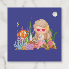 Schöne BRUNET HAIR Meerjungfrau Geschenkanhänger