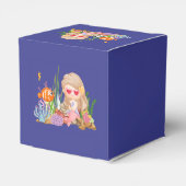 Schöne BRUNET HAIR Meerjungfrau Geschenkschachtel (Rückseite)