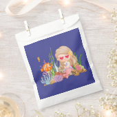 Schöne BRUNET HAIR Meerjungfrau Geschenktütchen (Ausgeschnitten)