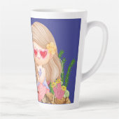 Schöne BRUNET HAIR Meerjungfrau Milchtasse (Rechts)