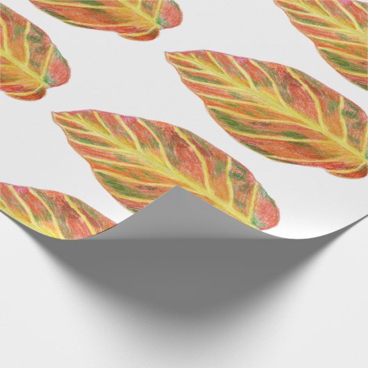 Schöne Buche im Herbst Geschenkpapier (Ecke)